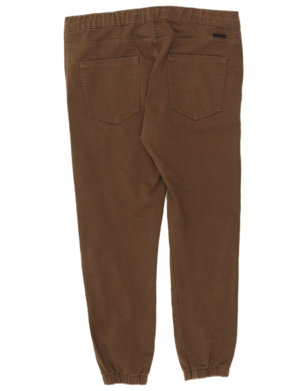 Zara Mens Joggers Chino Trousers EU 44 Large W34 L26 Khaki