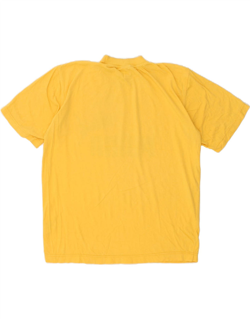 PUMA Mens Graphic T-Shirt Top Small Yellow Cotton | Vintage Puma | Thrift | Second-Hand Puma | Used Clothing | Messina Hembry 