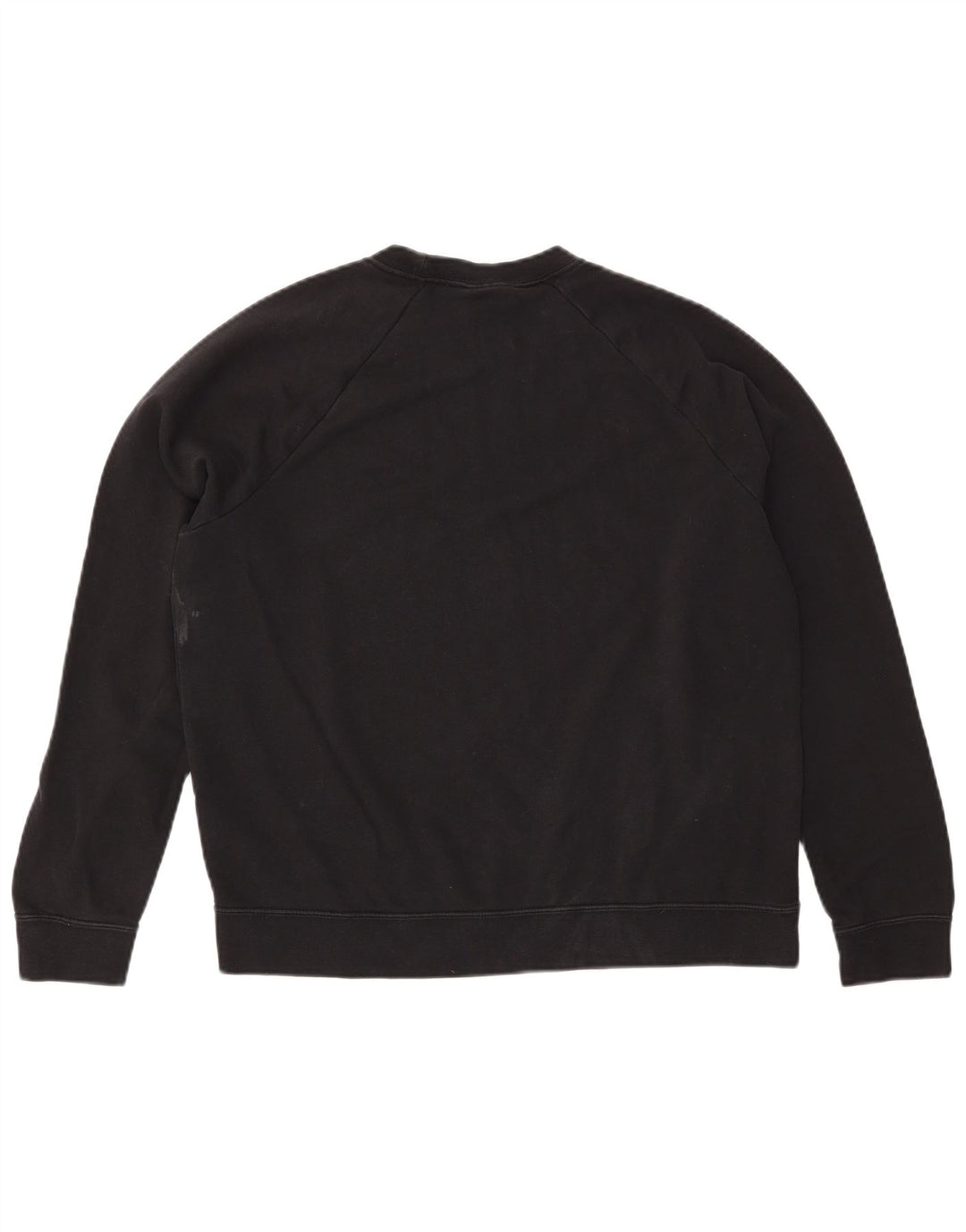 NIKE Womens Sweatshirt Jumper UK 16 Large Black Cotton