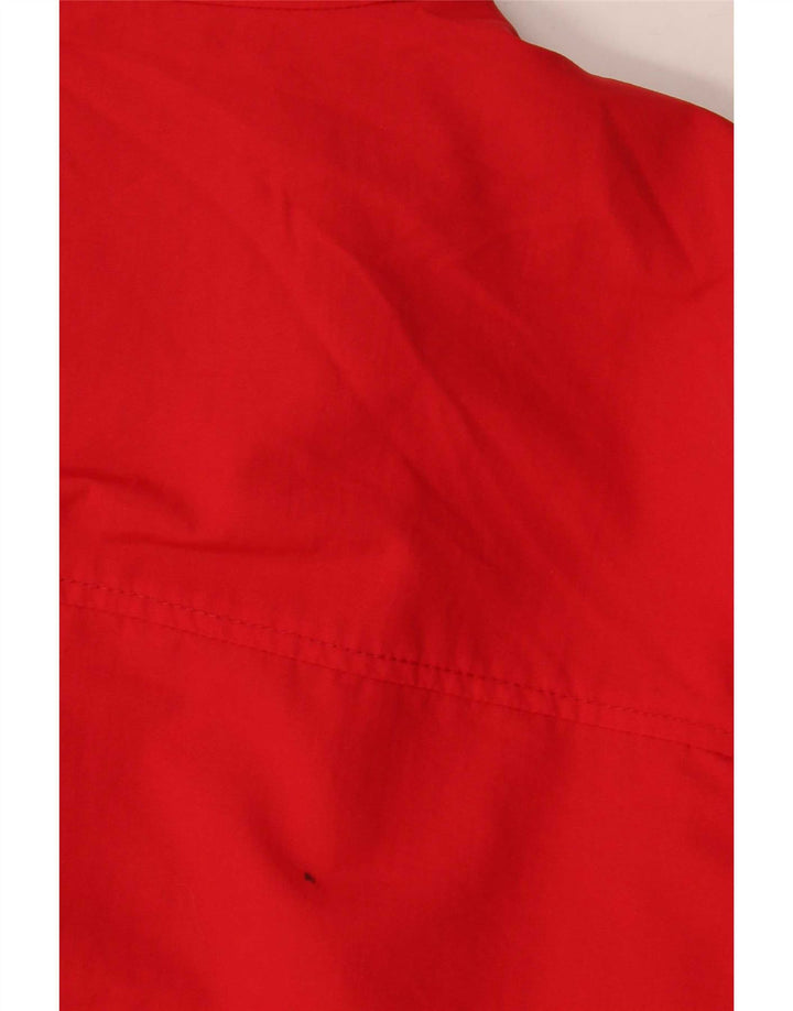 Tommy Hilfiger Mens Bomber Jacket UK 38 Medium Red Colourblock