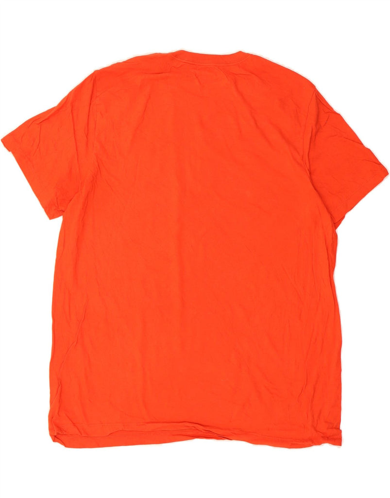 NIKE Mens Graphic T-Shirt Top XL Orange Cotton Vintage Nike and Second-Hand Nike from Messina Hembry 