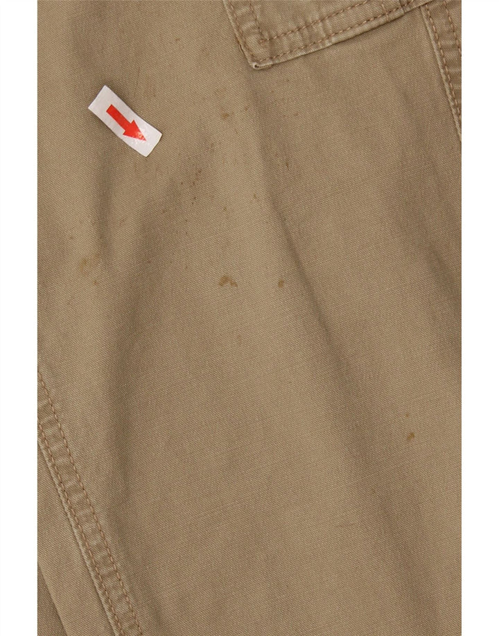SUPERDRY Mens Slim Cargo Trousers W32 L32 Beige Cotton