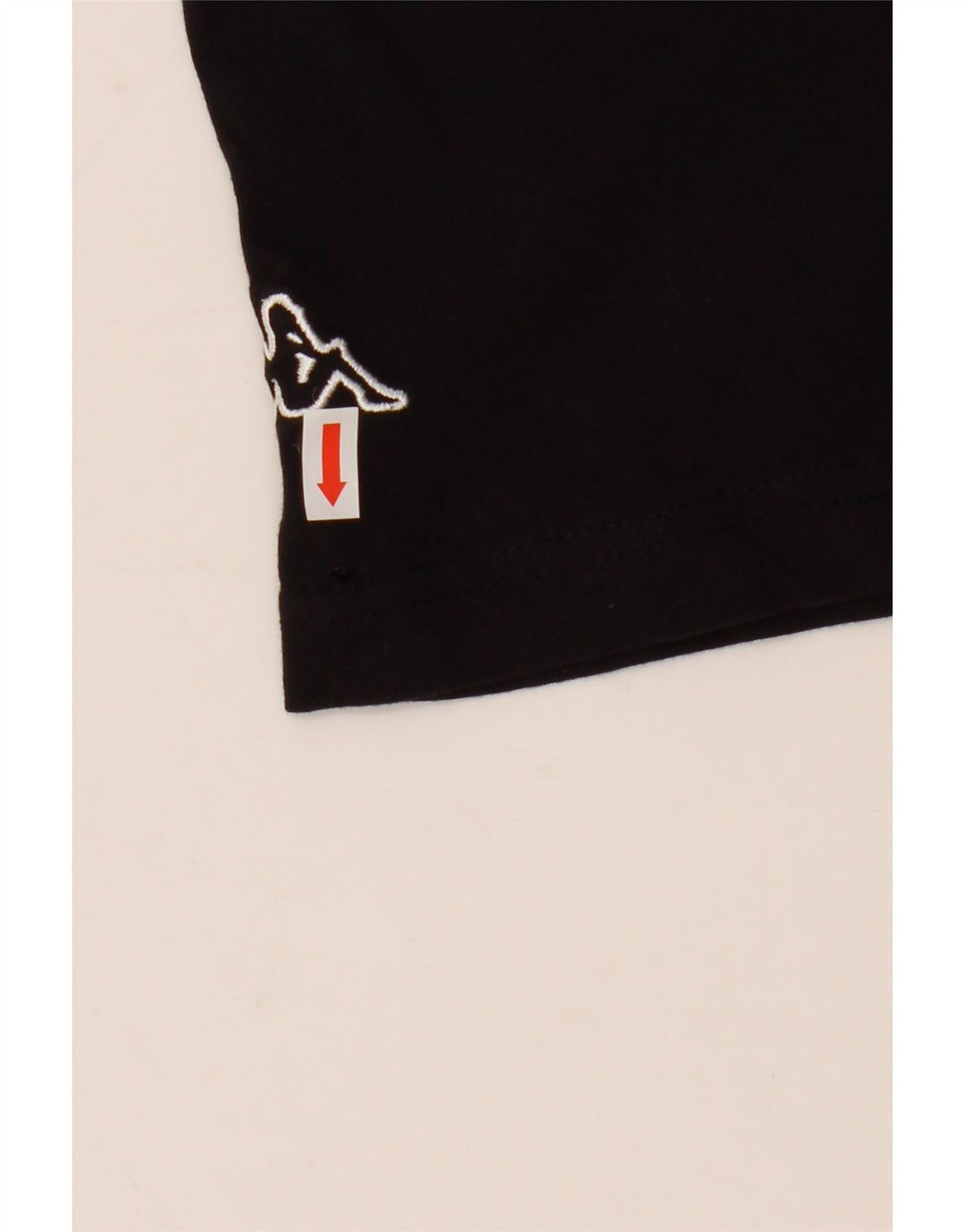 Kappa Mens Graphic T-Shirt Top Medium Black Cotton
