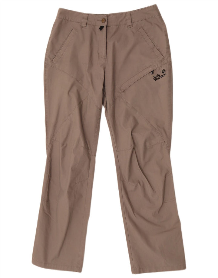 Jack Wolfskin Womens Hiking Cargo Trousers Small W28 L29 Grey Polyester