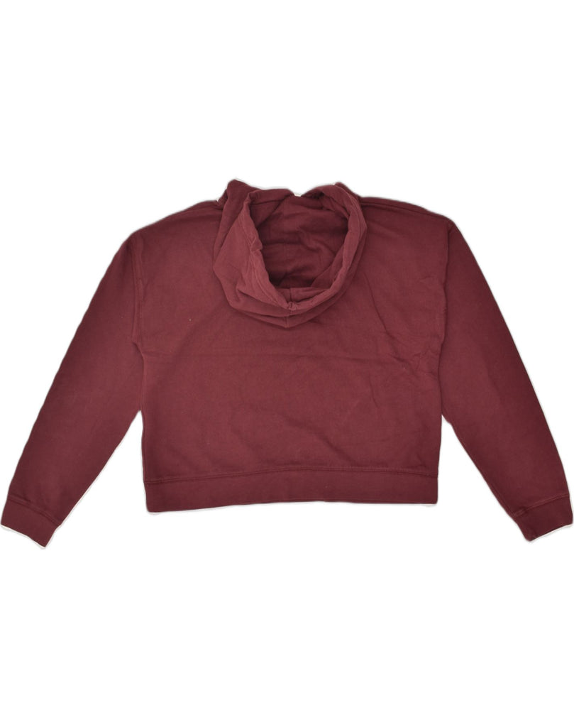 JACK WILLS Womens Hoodie Jumper UK 12 Medium Maroon Cotton | Vintage Jack Wills | Thrift | Second-Hand Jack Wills | Used Clothing | Messina Hembry 