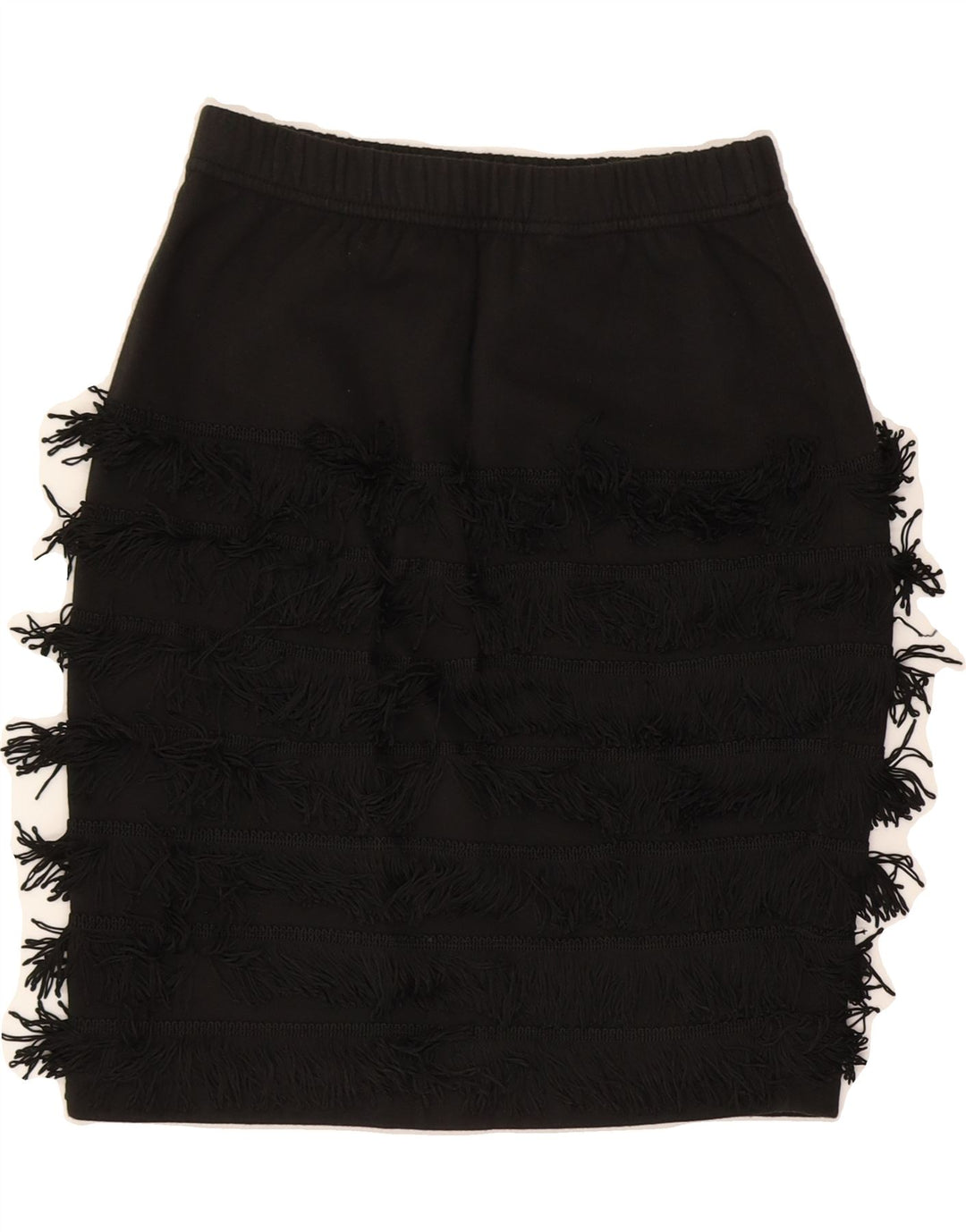 STEFANEL Womens Pencil Skirt Small W32 Black Cotton Vintage Stefanel and Second-Hand Stefanel from Messina Hembry 