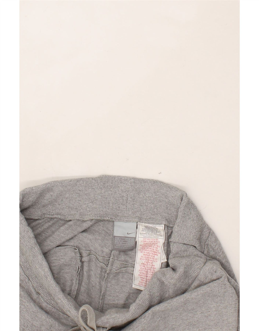 NIKE Mens Tracksuit Trousers Large  Grey Cotton