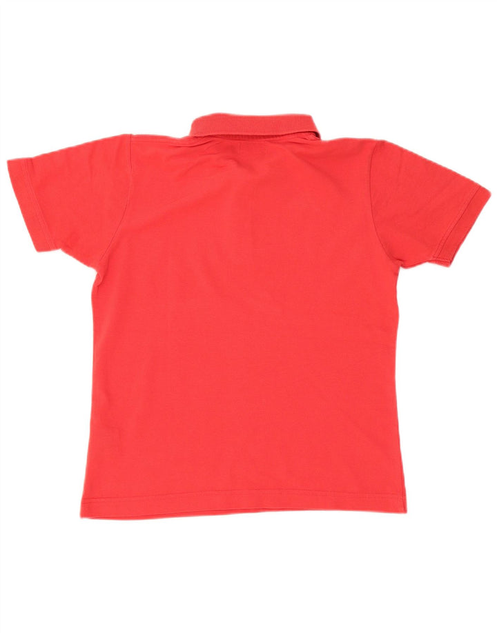 Kappa Womens Polo Shirt UK 14 Medium Red Cotton