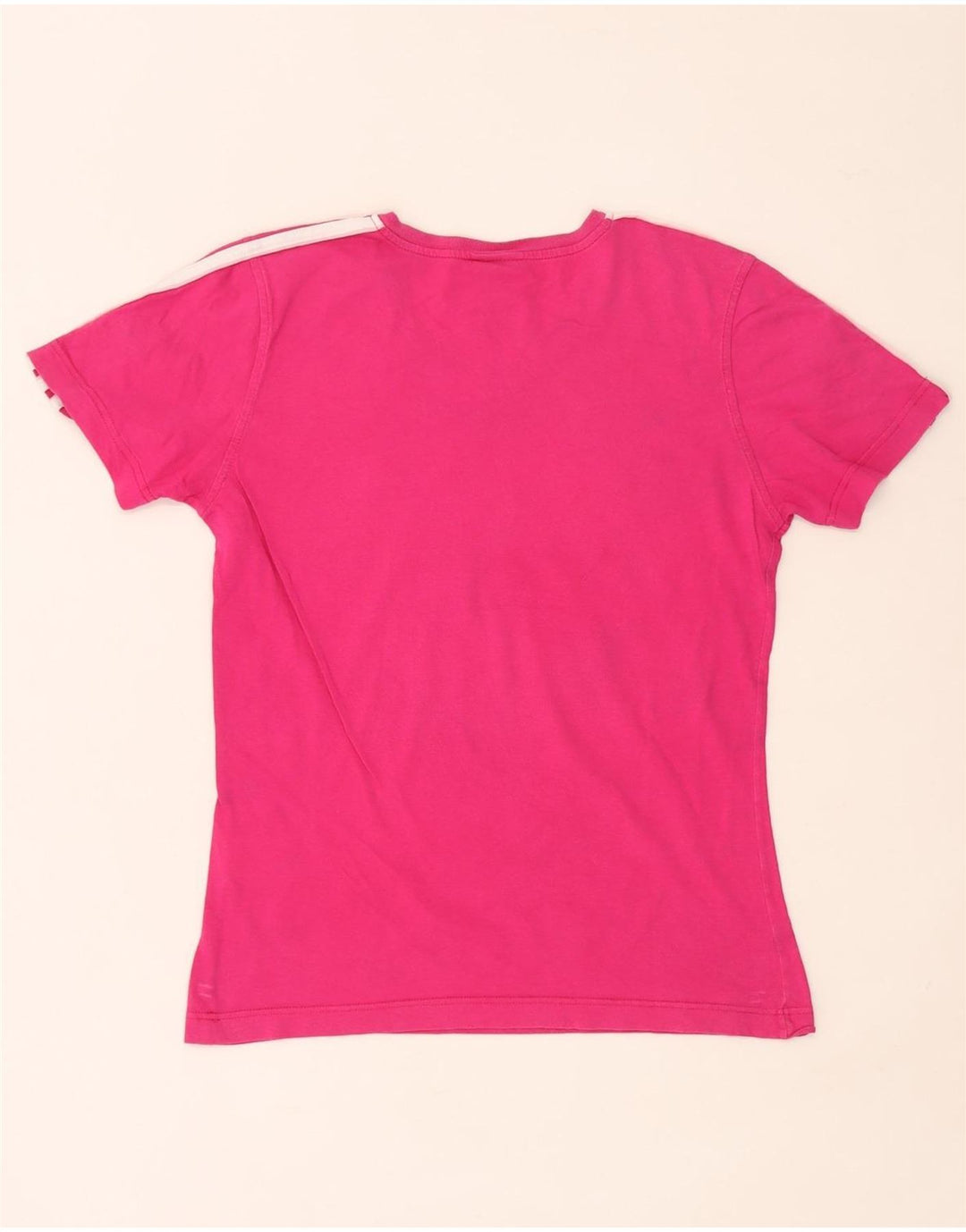 Adidas Womens T-Shirt Top UK 14 Large Pink