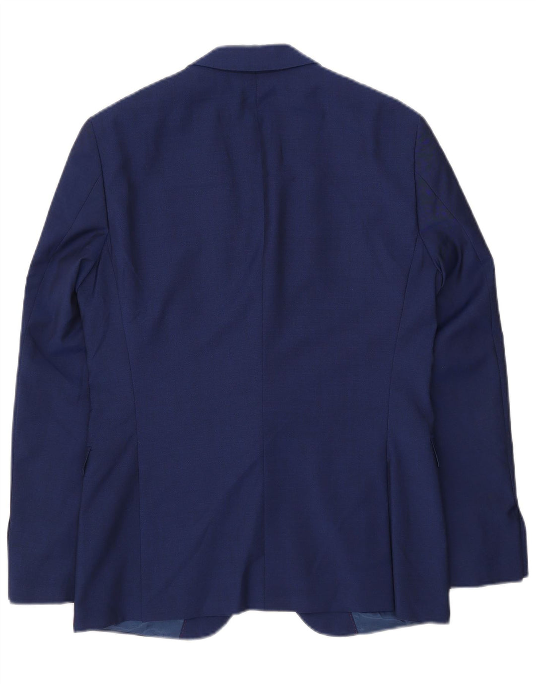 Tommy Hilfiger Mens 2 Button Blazer Jacket IT 46 Small Blue Virgin Wool