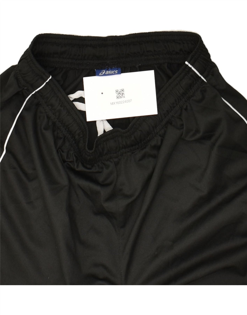 ASICS Womens Sport Shorts UK 0 2XS Black Polyester | Vintage Asics | Thrift | Second-Hand Asics | Used Clothing | Messina Hembry 