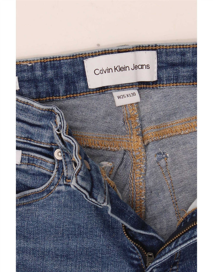 Calvin Klein Womens Skinny Jeans W25 L30 Blue
