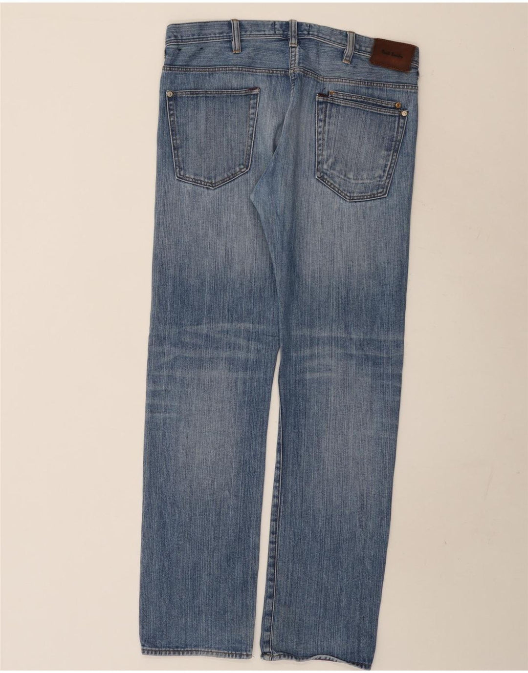 PAUL SMITH Mens Straight Jeans W34 L32 Blue Cotton