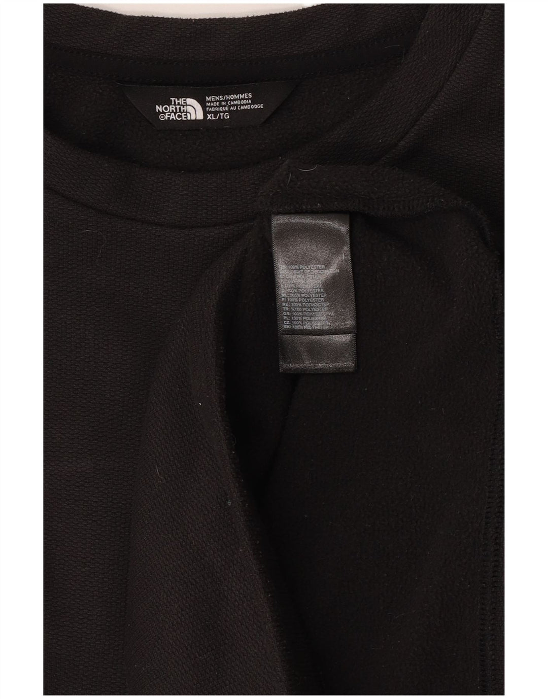 The North Face Mens Sweatshirt Jumper XL Black Polyester