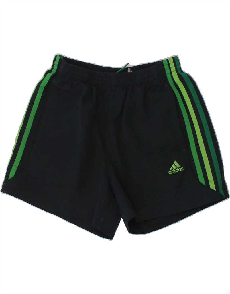 ADIDAS Boys Sport Shorts 11-12 Years Grey Polyester | Vintage Adidas | Thrift | Second-Hand Adidas | Used Clothing | Messina Hembry 