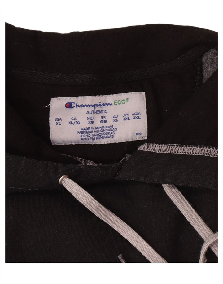 Champion Mens Hoodie Jumper XL Black
