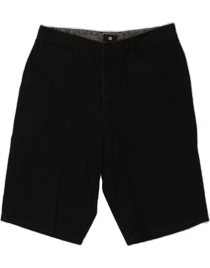 DC Mens Chino Shorts W32 Medium Black | Vintage DC | Thrift | Second-Hand DC | Used Clothing | Messina Hembry 
