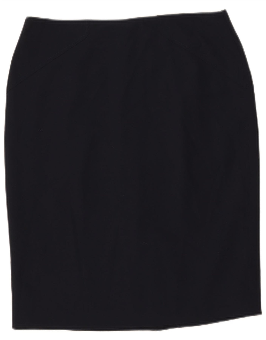 John Lewis Womens Pencil Skirt UK 12 Medium W30 Navy Blue Polyester