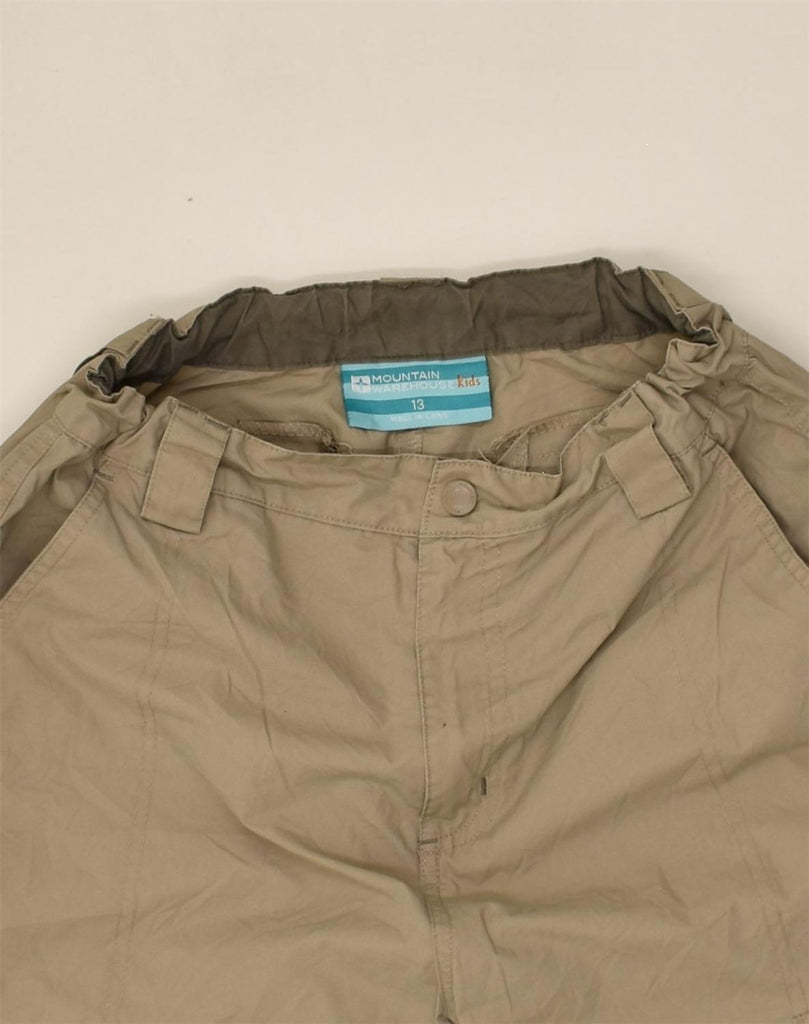 MOUNTAIN WAREHOUSE Girls Cargo Trousers 12-13 Years W28 L28  Beige | Vintage Mountain Warehouse | Thrift | Second-Hand Mountain Warehouse | Used Clothing | Messina Hembry 