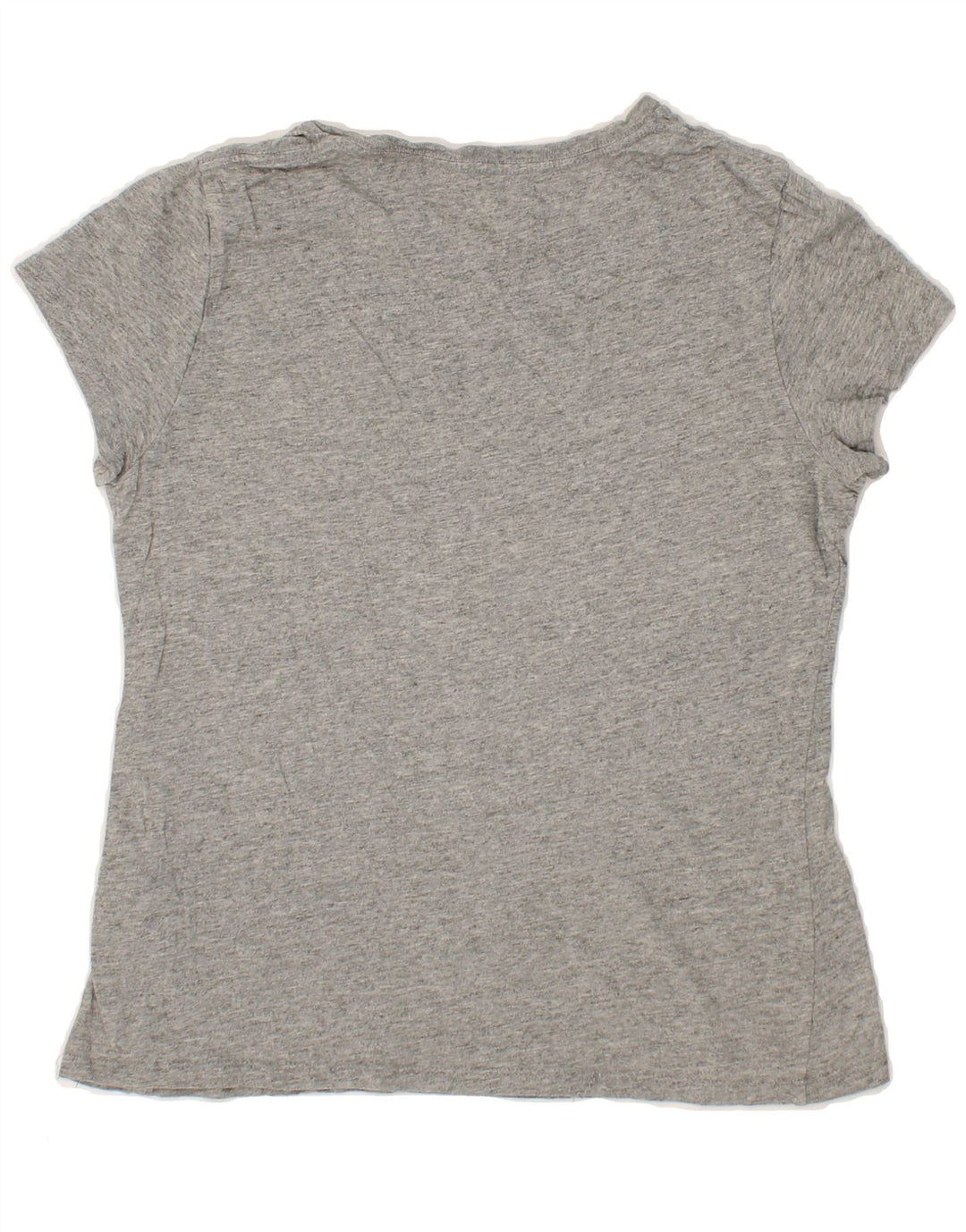 LEVI'S Womens Graphic T-Shirt Top UK 12 Medium Grey Cotton Vintage Levi's and Second-Hand Levi's from Messina Hembry 
