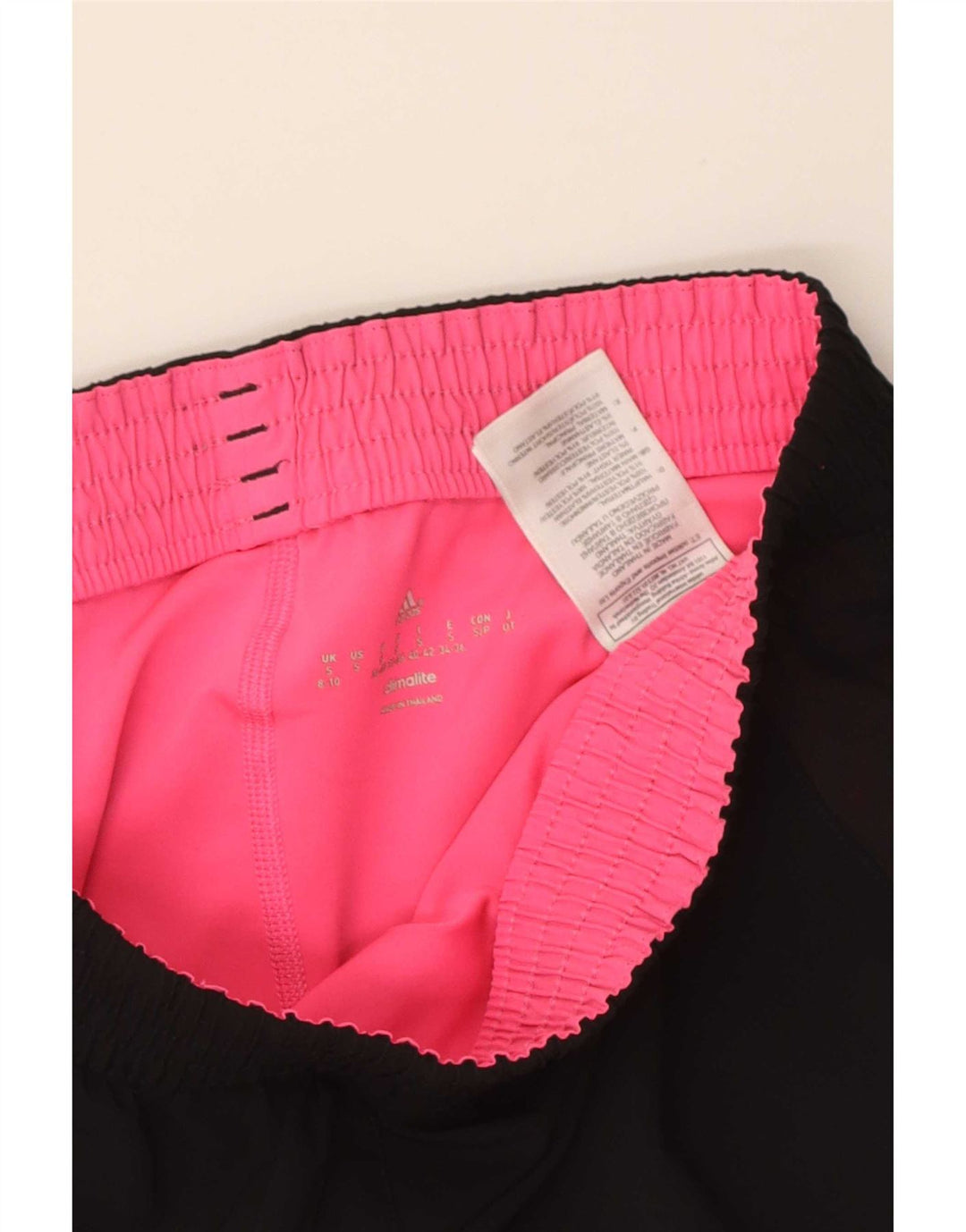 Adidas Womens Climalite Sport Shorts UK 8/10 Small Black Polyester