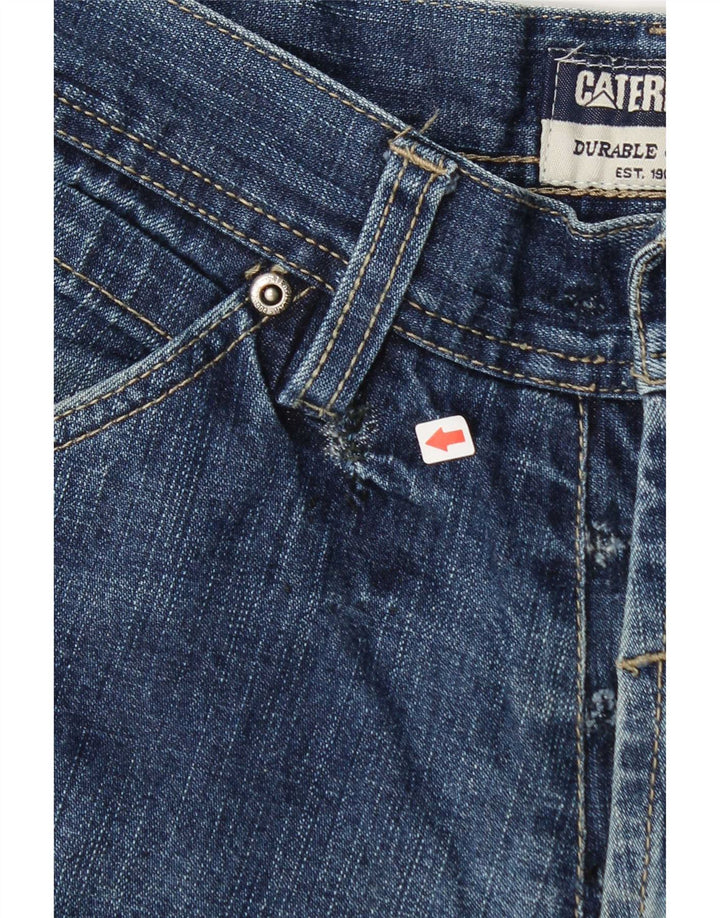 Caterpillar Mens Cargo Straight Jeans W28 L31 Blue Cotton
