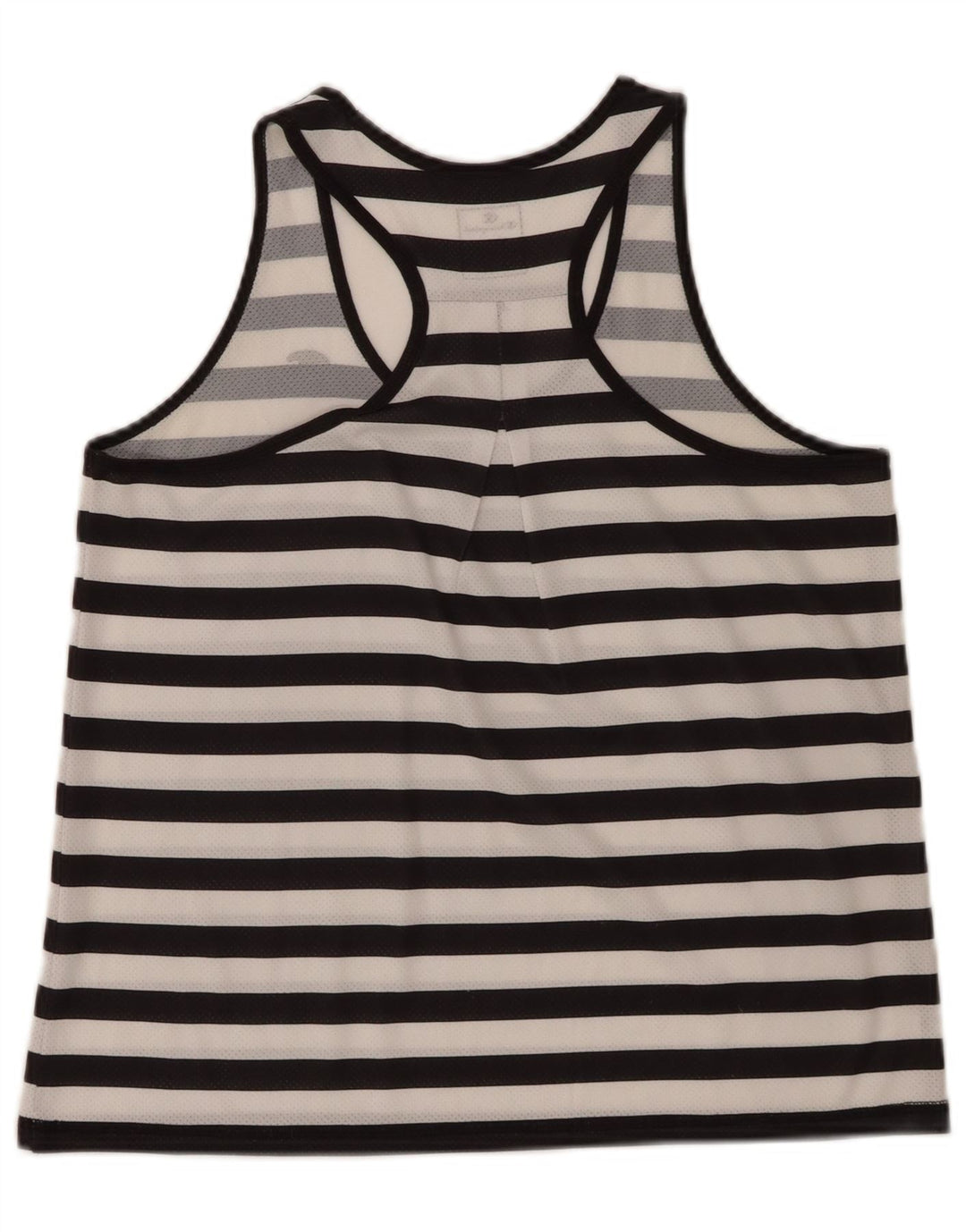 CHAMPION Womens Vest Top UK 10 Small Black Striped