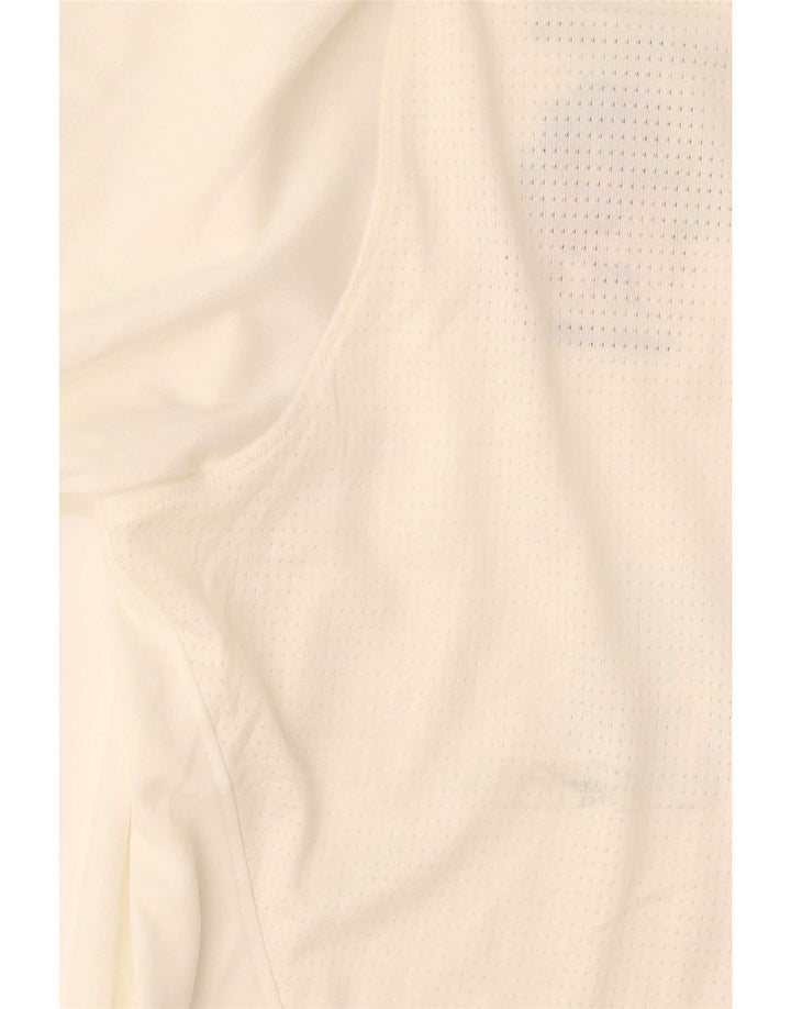 Nike Mens Graphic Polo Shirt XL Off White Polyester