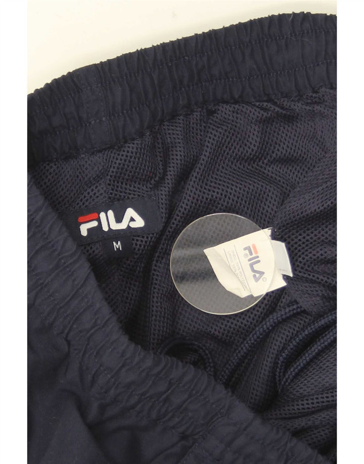 Fila Mens Graphic Bermuda Sport Shorts Medium Navy Blue Colourblock