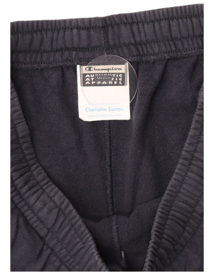 Champion Mens Tracksuit Trousers Medium Navy Blue Cotton