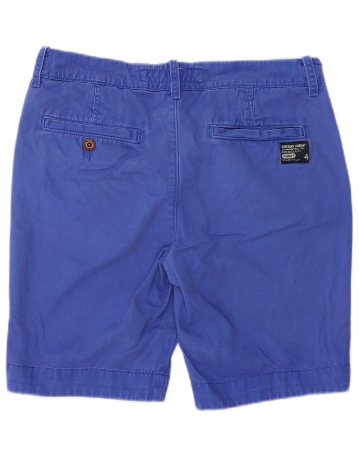 SUPERDRY Mens Chino Shorts Medium W32  Blue Cotton