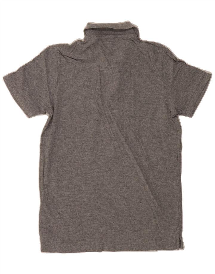 JACK & JONES Mens Polo Shirt Medium Grey Cotton Vintage Jack & Jones and Second-Hand Jack & Jones from Messina Hembry 
