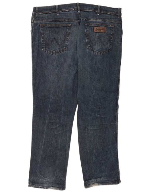 Wrangler Mens Texas Straight Jeans W40 L30 Blue Cotton