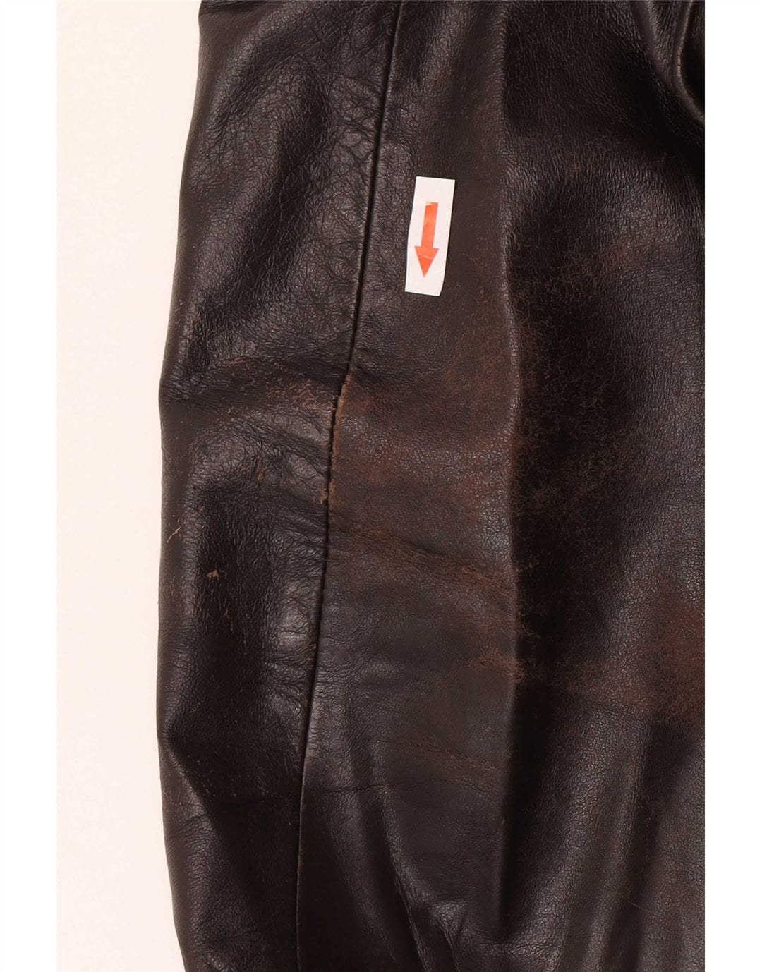 Vintage Mens Leather Jacket UK 40 Large Brown