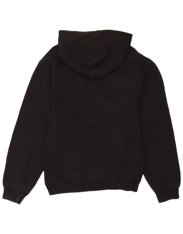 Russell Athletic Mens Hoodie Jumper Small Black Cotton