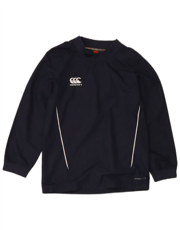 Canterbury Boys Pullover Tracksuit Top Jacket 9-10 Years Navy Blue