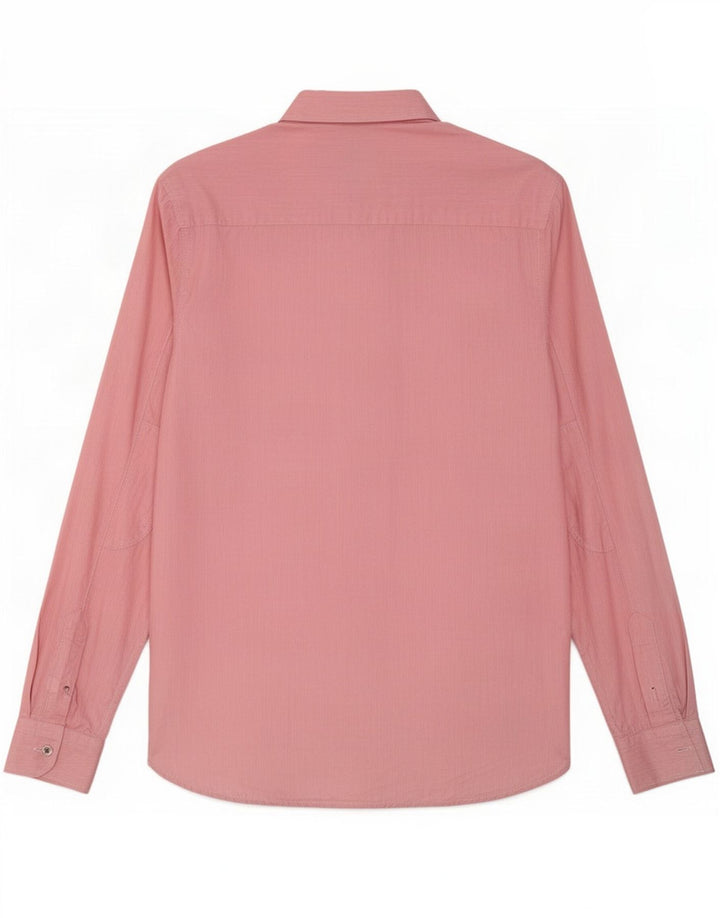 Ted Baker Mens Shirt Size 4 Large Pink Cotton