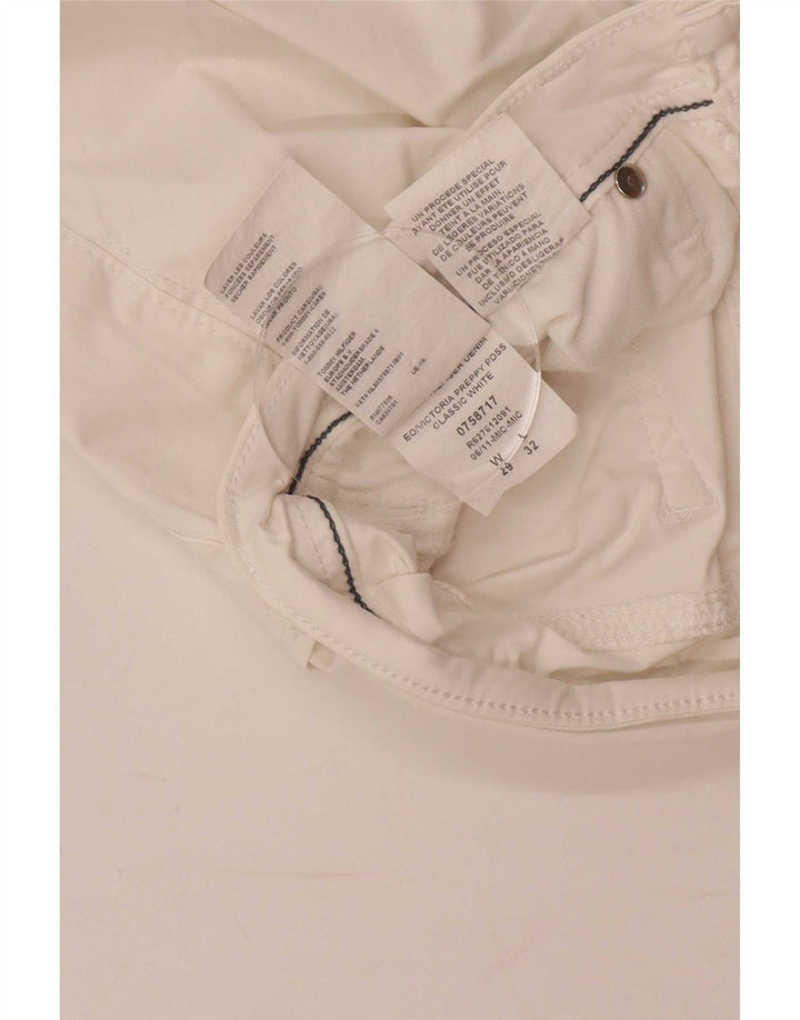 Tommy Hilfiger Womens Casual Shorts Medium W29 White Cotton