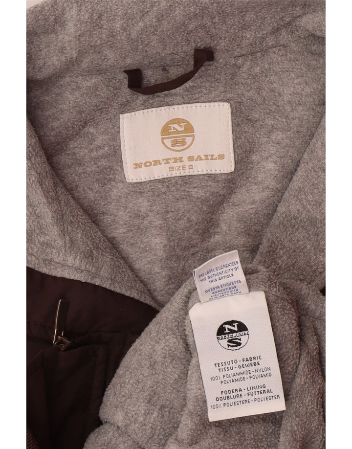 NORTH SAILS Mens Bomber Jacket UK 36 Small Brown Polyamide