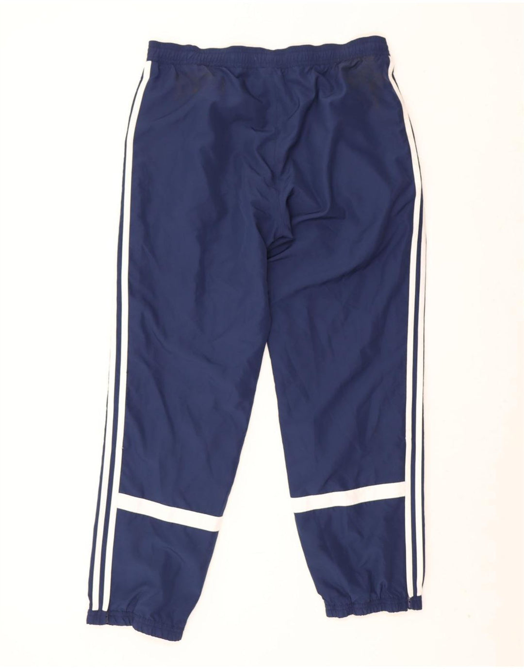 Adidas Mens Tracksuit Trousers Joggers Large  Navy Blue Polyester