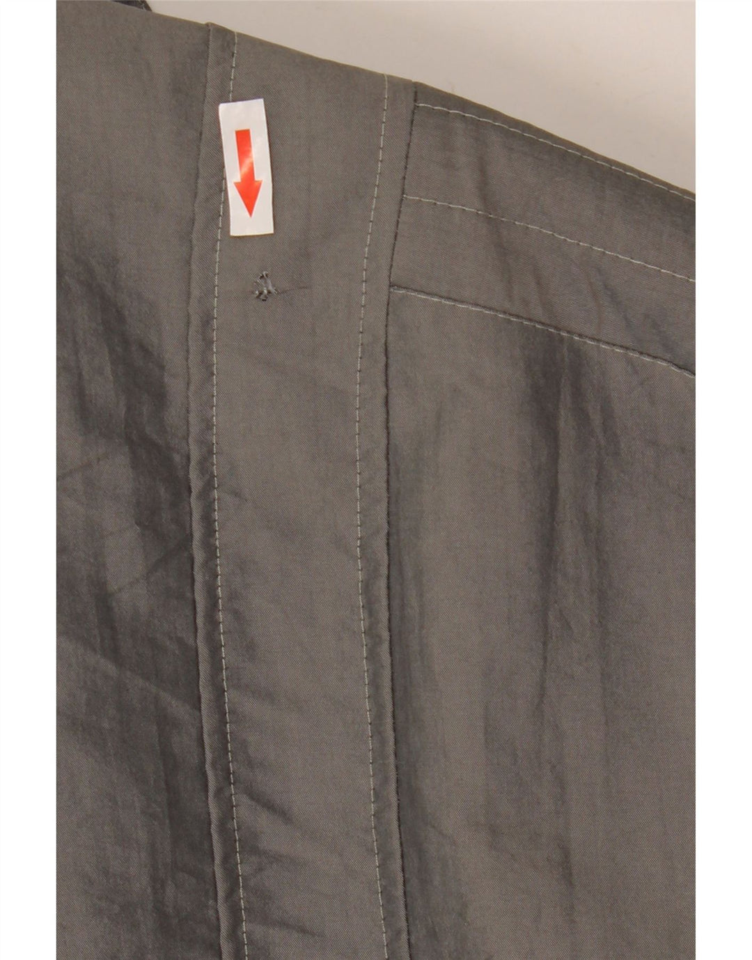 Vintage Mens Sherpa Bomber Jacket UK 40 Large Grey