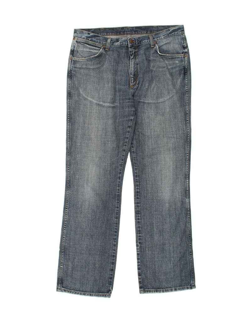 WRANGLER Mens Alaska Straight Jeans W38 L34 Blue Cotton Vintage Wrangler and Second-Hand Wrangler from Messina Hembry 