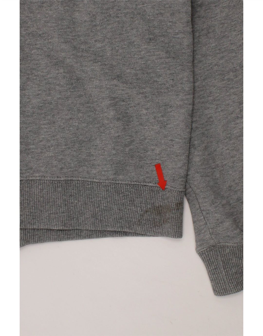 CONVERSE Boys Graphic Tracksuit Top Jacket 11-12 Years Grey Cotton Vintage Converse and Second-Hand Converse from Messina Hembry 
