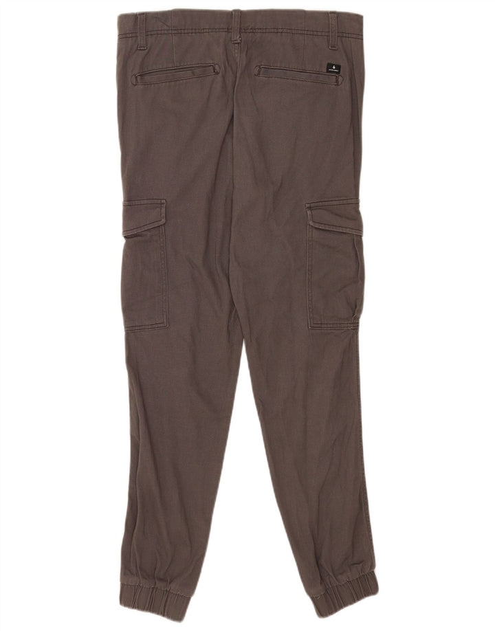 Jack & Jones Mens Joggers Cargo Trousers W30 L32 Grey Cotton