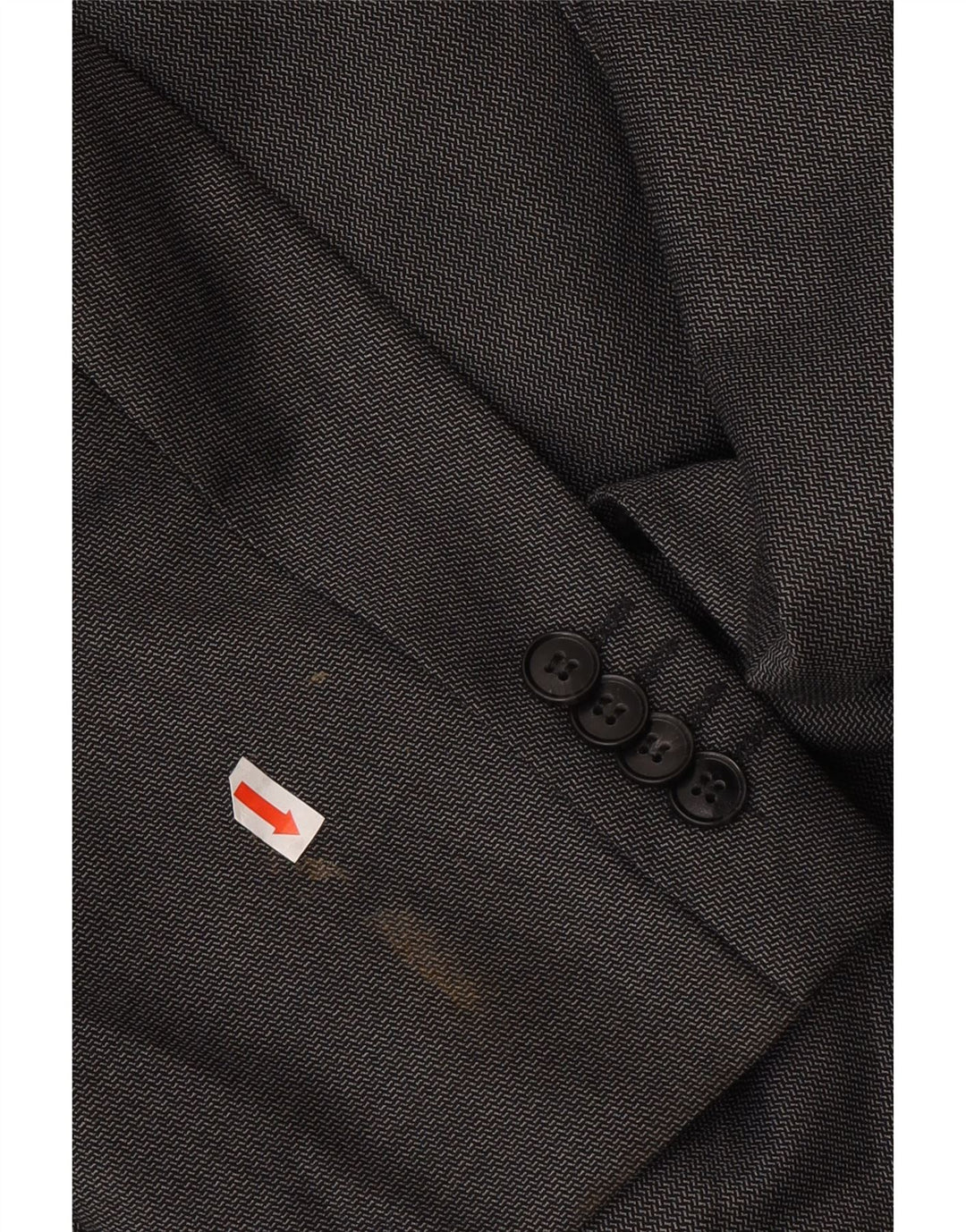 Marks & Spencer Mens 2 Button Blazer Jacket UK 46 XL Grey Wool