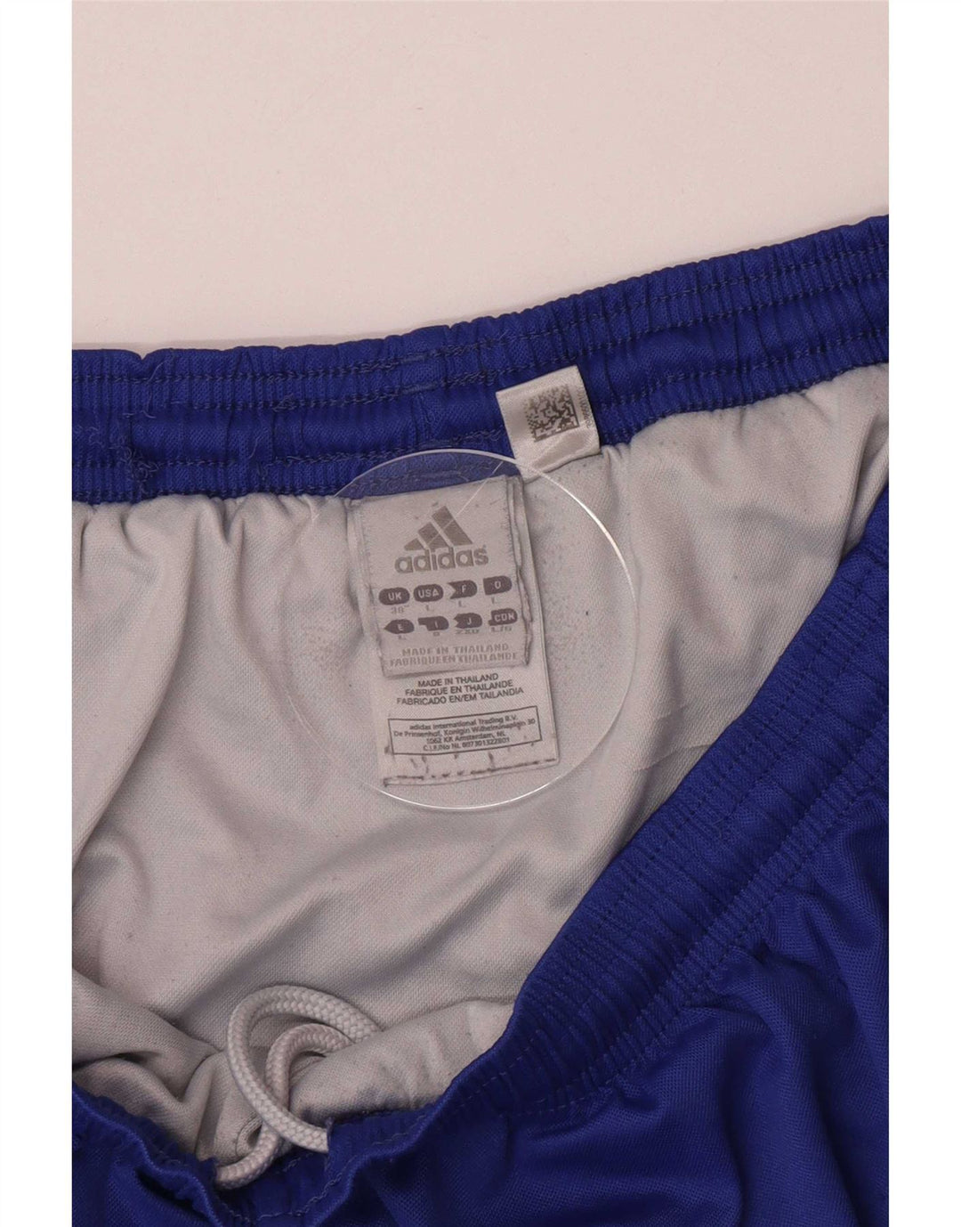Adidas Mens Sport Shorts UK 36 Large Blue Polyester