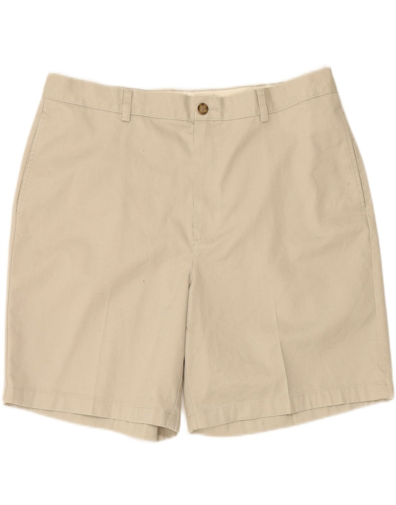 L.L.BEAN Mens Natural Fit Chino Shorts W38 XL Beige Cotton Vintage L.L.Bean and Second-Hand L.L.Bean from Messina Hembry 