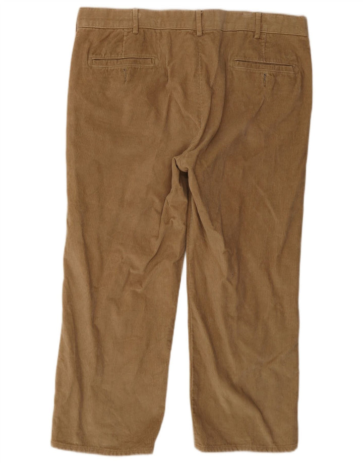 Dockers Mens Regular Corduroy Trousers W40 L26 Brown Cotton