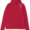 NIKE Womens Dri Fit Roll Neck Sweatshirt Jumper UK 8 Small Pink Polyester
