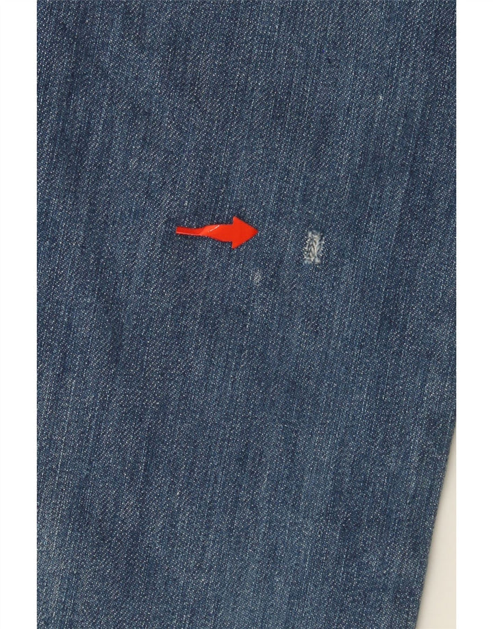 GAS Womens Straight Jeans W33 L30 Blue Cotton